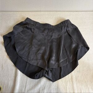 Lunya Washable Silk‎ Pajama Shorts Deep Gray Womens Size XS